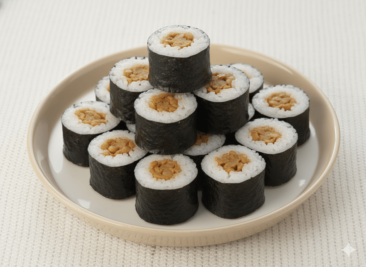 Natto Maki (Sushi Roll)